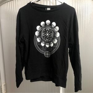 H&M Celestial Moon Sweatshirt